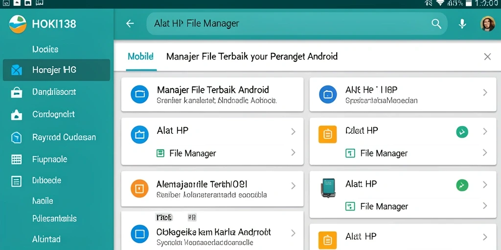 Antarmuka HOKI138 yang menarik dan fungsional untuk pengelolaan file.