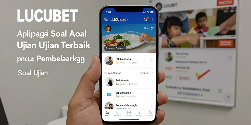 Tampilan antarmuka aplikasi LUCUBET yang informatif dan interaktif.