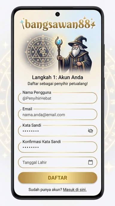 Panduan Daftar Akun Baru bangsawan88 untuk Android