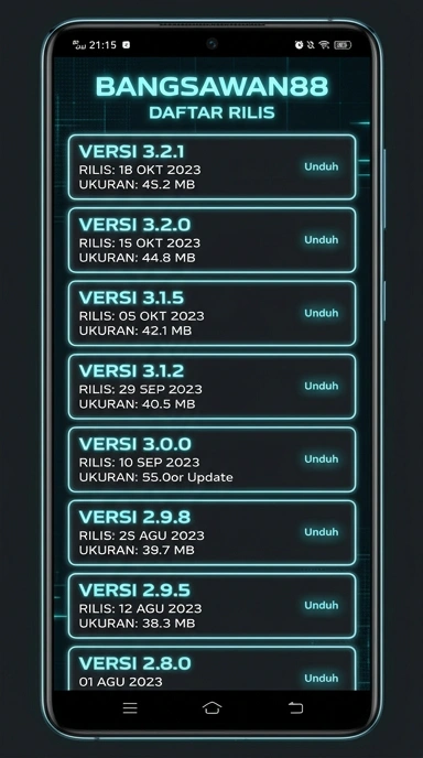 Riwayat Versi Aplikasi bangsawan88 untuk Pengguna Android